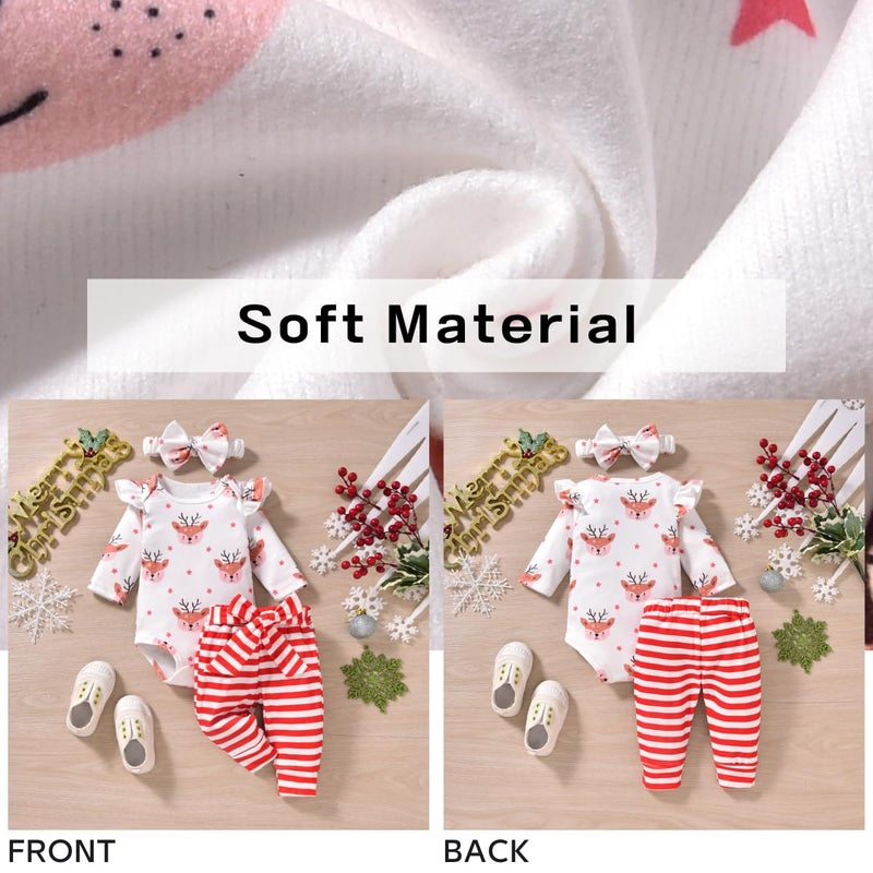 Aalizzwell 0-3 Months Girl Christmas Clothes - Image 5